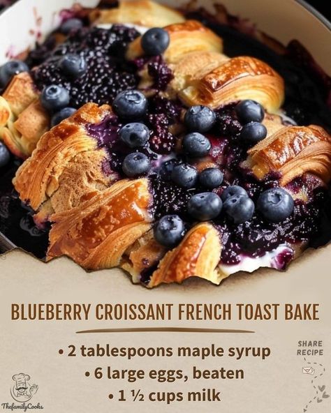 Croissant French Toast, Overnight French Toast Casserole With Bourbon-maple Syrup, Lemon Blueberry Cheesecake, Formula Recipes, Maple Syrup Recipes, Avocado Ranch, Cinnamon Syrup, Blueberry Topping, Chicken Avocado