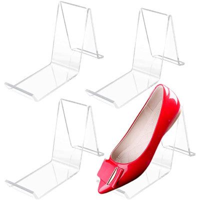 Shoe Store Display, Cosmetics Display Stand, Snow Shoe, Clear Sandals, Clear Shoes, Acrylic Display Stands, Shoes Stand, Centre Commercial, High Heel Sneakers