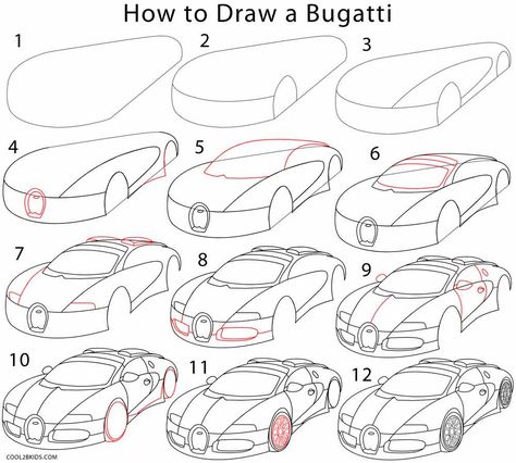 How to Draw a Bugatti Step by Step Drawing Tutorials with Pictures. Car Drawing Pencil, Car Drawing Easy, Draw Cars, Cool Car Drawings, Car Design Sketch, Valentine Photography, Car Sketch, Step Drawing, Car Drawings