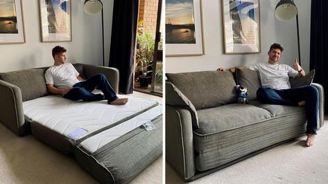 Koala Cushy Sofa Bed review: We tried 2024’s Product of the Year Koala Sofa Bed, Koala Couch, Sofa Bed Room, Bed Room Set, Having Friends, Netflix Movie, Tech Fashion, Stay The Night, Bed Styling