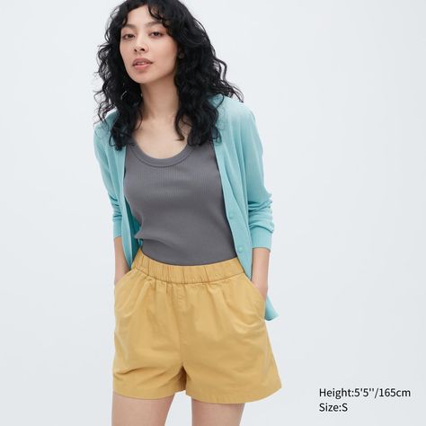 Discover great products at the best prices at Dealmoon. Uniqlo Cotton Easy Shorts | UNIQLO US. Price:$14.90 at Uniqlo Uniqlo Shorts, Uniqlo Jeans, Casual Chinos, Chinos Style, Uniqlo Women, Lightweight Shorts, High Waisted Shorts Denim, Out And About, Womens Loungewear