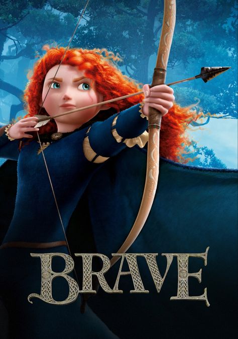 Brave Movie Poster, Movie Cover Poster, Brave Pixar, Brave Disney, Brave Movie, Brave 2012, Kelly Macdonald, Brave Princess, Billy Connolly