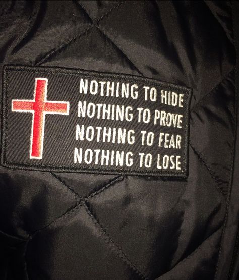 Nothing to hide; Nothing to prove; Nothing to fear; Nothing to lose. Fear Nothing, Nothing To Prove, Core Core, Nothing To Lose, Soli Deo Gloria, Word Of Faith, Nothing To Fear, Daily Verses, Thank You Jesus