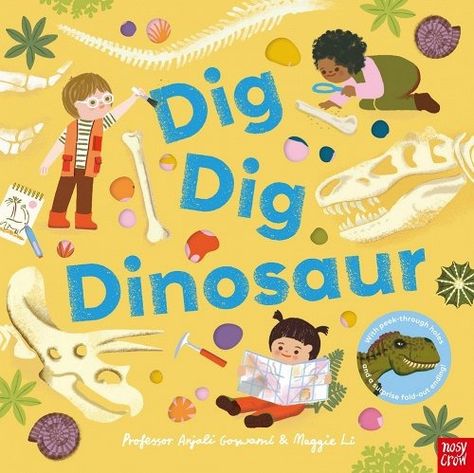 Dig, Dig, Dinosaur a book by Anjali Goswami and Maggie Li Darwin's Theory Of Evolution, Types Of Dinosaurs, Darwin Theory, Study Biology, Fossil Hunting, Theory Of Evolution, Teacher Librarian, Free Stories, The University Of Chicago