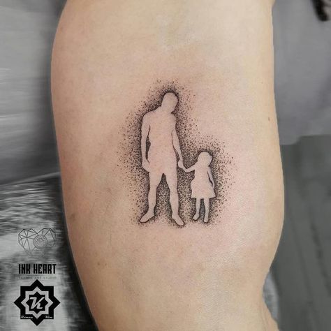 Father Son Tattoos, Baby Tattoo For Dads, Baby Tattoo Ideas, Johnny Depp Tattoos, Father Son Tattoo, Son Tattoos, Tattoos For Dad Memorial, Father Daughter Tattoos