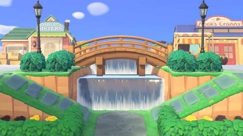 Use these wonderful waterfall designs from Animal Crossing: New Horizons to help inspire you when waterscaping your island Airport Entrance, Animal Crossing 3ds, Wild Animals Photos, Animals Crossing, Ac New Leaf, Animal Crossing Memes, Animal Crossing Guide, Entrance Ideas, Animal Crossing Qr Codes Clothes