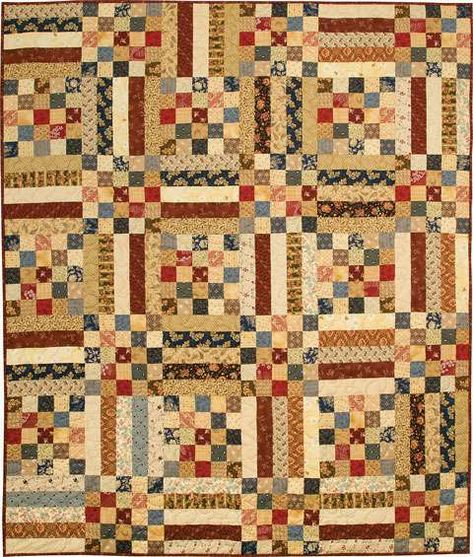 16 Patch Quilt, Reproduction Quilts, Postage Stamp Quilt, Primitive Quilts, Scrappy Quilt Patterns, Quilt Patchwork, Country Quilts, Patriotic Quilts, Scrap Quilt Patterns