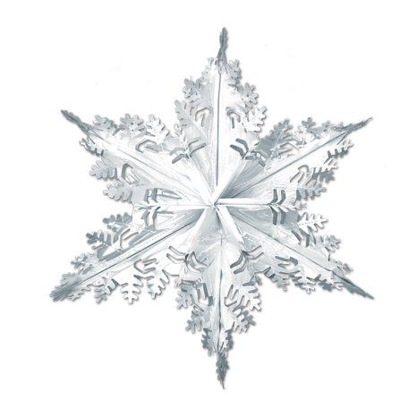 Amazon.com: Beistle 20505-S 1-Pack Metallic Winter Snowflake, 24-Inch: Kitchen & Dining Giant Snowflakes, Snowflake Template, Winter Sparkle, Christmas Hanging Decorations, Snowflake Decorations, Christmas Central, Paper Snowflakes, Frozen Birthday Party, Silver Snowflakes