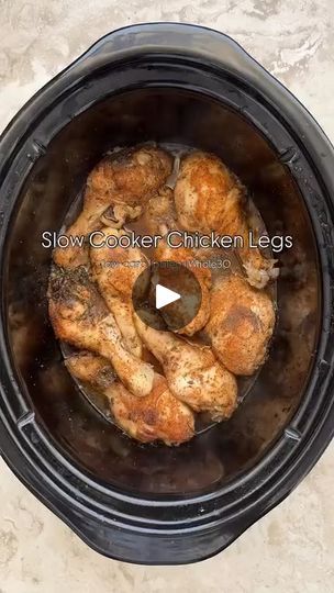 1.3M views · 12K reactions | Slow Cooker Chicken Legs | Slow Cooker Chicken Legs
Recipe: https://fitslowcookerqueen.com/slow-cooker-chicken-legs/

Comment ‘RECIPE’ and I’ll send the recipe to your DMs! | By Shannon Epstein - Fit Slow Cooker Queen | How you make chicken legs in
the slow cooker. You only need two ingredients. Chicken legs
and your seasonings. Spray the slow cooker with cooking spray.
Add three pounds of chicken legs. Add your seasonings. Toss
until well coated. Do not add any liquid. Cook on high for
three to four hours or low six to eight. Crock Pot Chicken Leg Recipes, Chicken Leg Crockpot Recipes, Chicken Legs Slow Cooker, Chicken Legs In The Crock Pot, Chicken Leg Slow Cooker, Crockpot Chicken Leg Recipes, Chicken Legs Recipe, Chicken Leg Recipes, Chicken Breast Recipes Baked