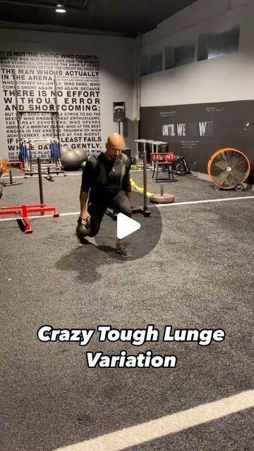 Luka Hocevar on Instagram: "Hardest Lunge Variation? This is a nasty lunge variation I added to the end of my leg day and it’s a walking step-over lunge. ⁣ I do it for distance (25 yards, length of turf) and you don’t need to use nearly as much weight as it absolutely crushes legs. ⁣ I’m giving you a warning ⚠️ .....but if you like that extra spicy 🌶 in your lower body training, do this for 2-3 sets at the end of your session. ⁣ You’re welcome. ⁣ #vigorground #fitpro #lunges #legworkout #gym #gymowner #muscle #bodybuilding #personaltrainer #fitfam #fitspo #cantstopwontstop #fitnesscoach #legs #ipreview via @preview.app" Walking Lunges With Weights, Lunges With Weights, Lunge Variations, Lunge Workout, Gym Owner, Body Training, Can't Stop Won't Stop, Leg Day, Fitness Coach