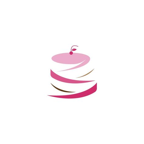 Cake Logos Graphics, Cake Logo Design Free, Cake Logo Design Graphics, Cake Bakery Logo Design, Modern Bakery Logo Design, Logo Cake Design, Logo Bakery Cake, Cake Bakery Logo, Bakery Logo Inspiration