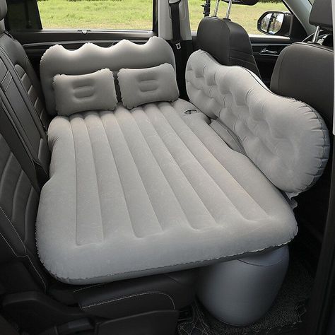 Inflatable Car Air Mattress Split Travel Bed Mattress For Car SUV Trunk Portable Comfortable Mattress Automatic Inflatable -  #air #Automatic #Bed #Car #Comfortable #Inflatable #mattress #portable #Split #suv #Travel #Trunk Bedroom Wall Tiles Design, Backseat Bed, Car Sleeping, Car Mattress, Car Air Mattress, Auto Camping, Outdoor Mattress, Travel Bed, Inflatable Sofa