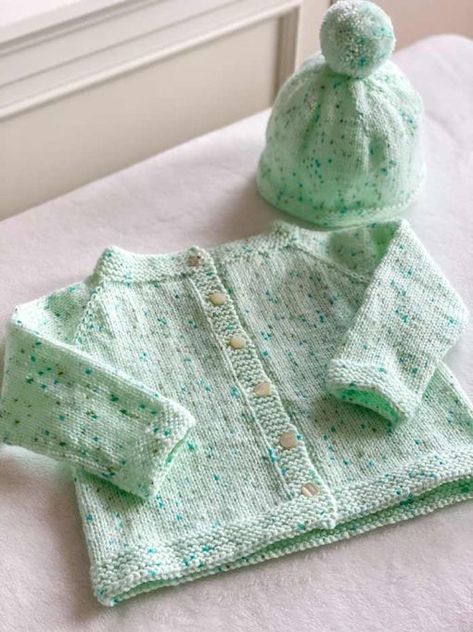 Layette Pattern, Simple Frock, Easy Baby Knitting Patterns, Baby Boy Cardigan, Crochet Baby Sweater Pattern, Vintage Baby Dresses, Baby Cardigan Pattern, Baby Shawl, Baby Hat Knitting Pattern