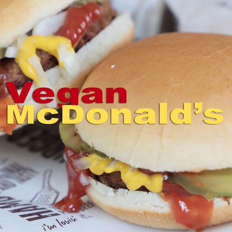 Convenience is the number one reason why people say they “can’t” go vegan, followed closely by price and accessibility. And when you look at what drives the fast food industry, … Burger Mcdonald, Mcdonalds Recipes, Beyond Burger, Vegan Mcdonalds, Mac Sauce Recipe, Vegan Fast Food, Why Vegan, Go Vegan, Vegan Burgers