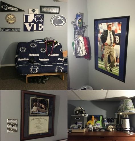 Penn State-Themed Rooms: The Best Of The Best State Room, Dream College, Bedroom Paint Colors, Penn State, Bedroom Paint, Room Themes, Paint Colors, Bedroom, Good Things