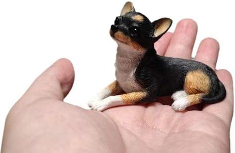 Chihuahua Sculpture, Gifts For Lover, Black Chihuahua, Chihuahua Gifts, Figure Sculpture, Chihuahua Lover, Dog Memorial Gift, Mini Dogs, Unique Collectibles