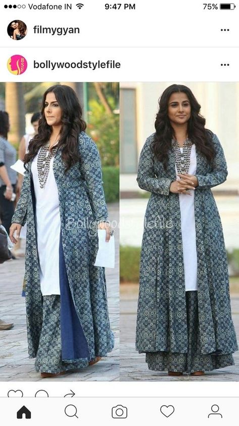 Layered Kurti Designs, Casual Outfits Pants, Double Layered Kurti Designs, Clothes Plus Size Women, Plus Size Fashion For Women Indian, Women Casual Outfits, Plus Size Wedding Dresses With Sleeves, Plus Size Women Casual, Dresses Diy