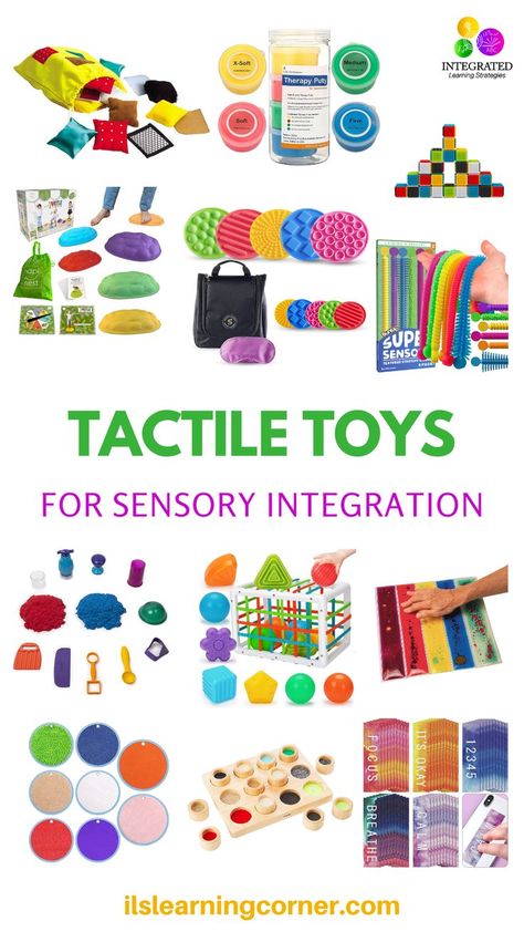 Kids with tactile needs may have sensitivities to textures, physical contact and clothing. Sensory seekers need more tactile stimulation for calming, concentration and emotional grounding. Here are a few toy ideas that may help both types of kids excel in the classroom. | ilslearningcorner.com Stimulation Activities, Tactile Activities, Toddler Sensory Bins, Fine Motor Activities For Kids, Tactile Stimulation, Integrated Learning, Physical Contact, Learning Tips, Toddler Sensory