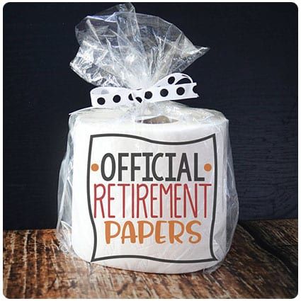 Retirement Survival Kit, Retirement Gifts Diy, Retirement Gift Basket, Police Retirement Gifts, Retirement Gift Ideas, Retirement Party Favors, Embroidered Toilet Paper, Gift Ideas Funny, Retirement Party Gifts