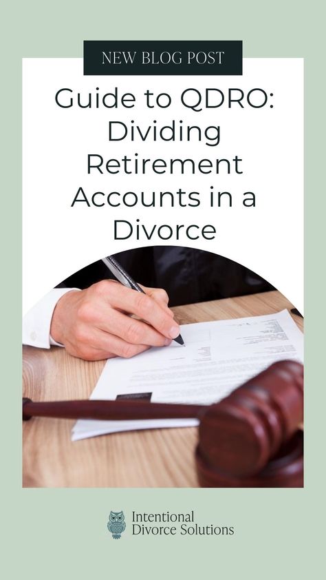 Discover what a QDRO (Qualified Domestic Relations Order) is and how it can help with dividing retirement assets in a divorce settlement. Learn why a fair and equal division of retirement accounts may not always be the best choice, and how you can save costs and make more informed decisions. Don't make a costly mistake. Empower yourself with the knowledge you need to protect your financial future. #QDRO #Divorce #RetirementAccounts Preparing For Divorce, Going Through A Divorce, Divorce Settlement, Divorce Support, Divorce Mediation, Financial Aid For College, Post Divorce, Retirement Fund, Roth Ira