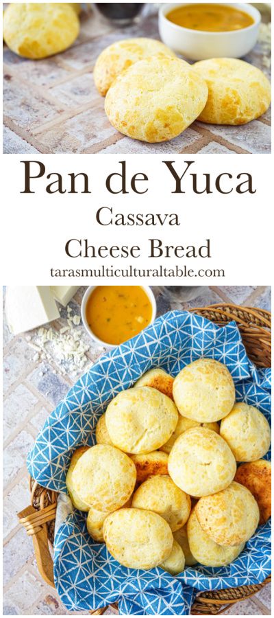 A recipe for Pan de Yuca (Cassava Cheese Bread)- Tara's Multicultural Table- This naturally gluten-free bread from Ecuador and Southern Colombia is packed with grated cheese and baked until golden. Yuca Cheese Balls, Peruvian Bread Recipes, Yuca Bread Recipe, Grated Yuca Recipes, Yuca Flour Recipes, Casava Bread Recipe, Grated Cassava Recipes, Yucca Bread Recipe, Yucca Bread