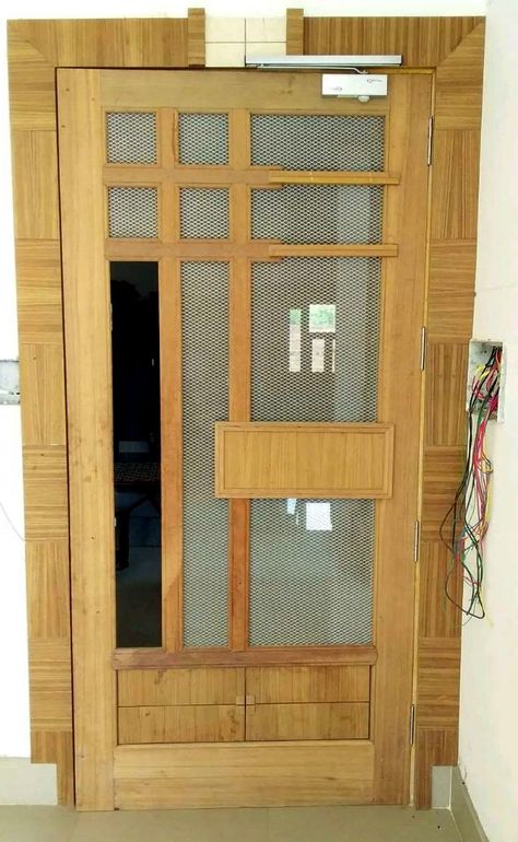 https://www.woodworkingidea.net/ Main Jali Door Design Modern, Jali Door Design Modern, Jali Door Design, Jali Gate, Latest Door Design, Jali Door, Latest Door Designs, Simple Door, Main Doors