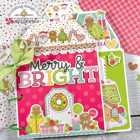 Doodlebug Design Inc Blog Hello Santa, Christmas Money Holder, Merry And Bright Christmas, Christmas Layouts, Doodlebug Design, Christmas Albums, Little Christmas Trees, Bright Christmas, Christmas Scrapbook