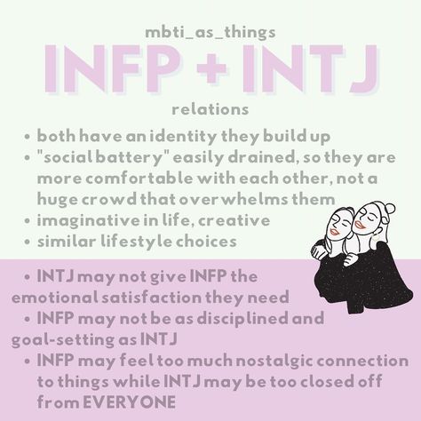 Infp Intj Friendship, Intj X Infp Love, Infp Intj Relationship, Infp X Intj, Infp Ships, Intj Infp, Infp Quotes, Psychology Study, Infp Relationships