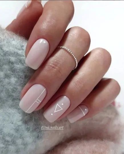 Stars Nails, Nude Nail Designs, Subtle Nails, Nails Today, Minimal Nails, Short Nails Art, Short Acrylic, Short Nail, Short Acrylic Nails Designs