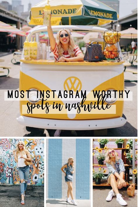 The Most Instagram Worthy Spots in Nashville Nashville Instagram Spots, Nashville Photo Spots, Nashville Murals, Nashville Travel Guide, Nashville Travel, Weekend In Nashville, Nashville Shopping, Nashville Vacation, Dream Chasers