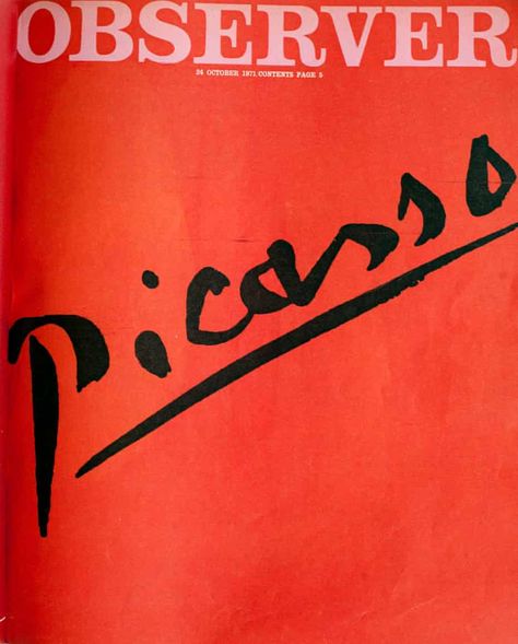 Picasso Signature, Out Of The Dark, The Observer, Content Page, Gcse Art, Artist Signatures, Art Historian, 90th Birthday, Visual Artist