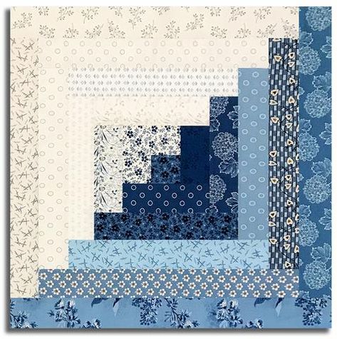 Traditional Log Cabin Quilts, 12 Inch Log Cabin Quilt Block Patterns Free, Blue Log Cabin Quilts, Blue And White Log Cabin Quilts, Log Cabin Quilts Patterns Free, Log Cabin Quilt Blocks Free Pattern, Log Cabin Quilts Variations, Log Cabin Quilts Layouts, Modern Log Cabin Quilts