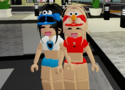 If the how-to photo gets over 200 views, I will show you how to do it. Matching Fits, Elmo And Cookie Monster, Matching Outfit, Roblox Avatars, Roblox Avatar, Cookie Monster, I Will Show You, Monster Cookies, My Vibe