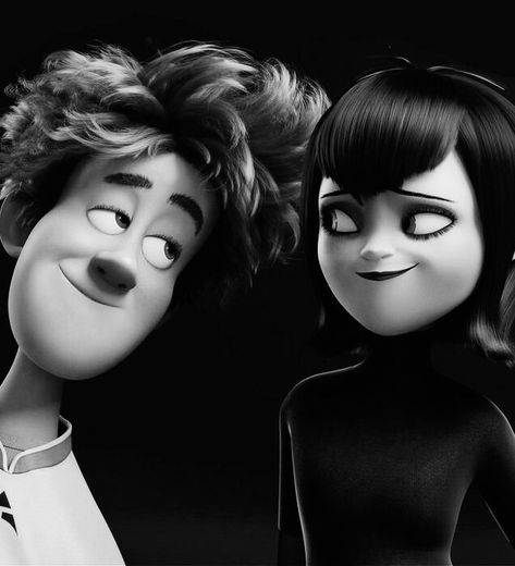 Johnny and Mavis | Hotel Transylvania Johnny Hotel Transylvania, Goth Characters, Hotel Transylvania 1, Mavis Hotel Transylvania, Hotel Transylvania 2, Mavis Dracula, Disney Icons, Hotel Transylvania, Disney Couples