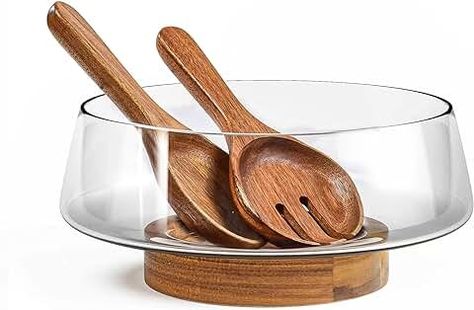 Dinner Party | Amazon.com Gift shop Large Salad, Salad Serving Set, Salad Bowls Set, Styling A Buffet, Large Salad Bowl, Serving Utensils, Salad Bowl, Serving Set, Salad Bowls