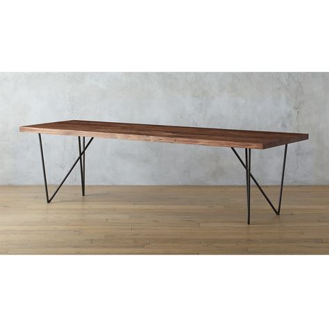 Cb2 Table, Cb2 Dining Table, Cb2 Dining, Diningroom Ideas, Mid Century Contemporary, Desert House, Beach House Living Room, Modern Dining Tables, Long Dining Table