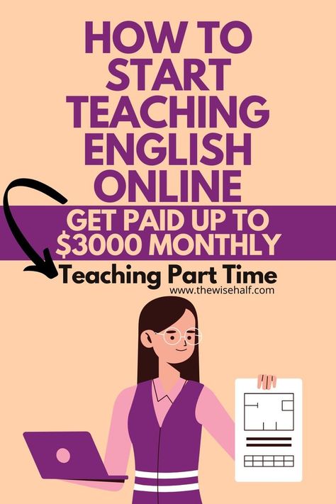 Free English Courses, Online Teaching Jobs, Online Jobs For Students, Teach English To Kids, Earn Money Online Free, Online Jobs For Teens, Easy Online Jobs, Teaching English Online, Best Online Jobs