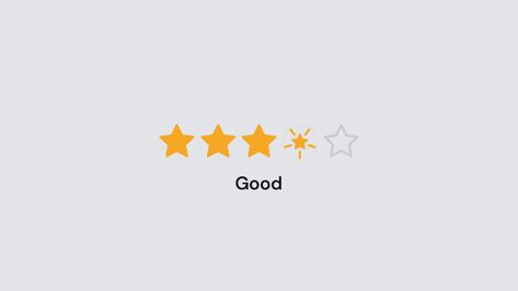 A star rating where stars pop out one by one if you choose a higher rating.... 5 Star Rating Icon, Star Rating Icon, Instagram Logo, Syntax, Pop Out, Star Rating, One By One, You Choose, 5 Star