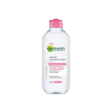 The Best Micellar Waters, According to RedditGarnier SkinActive Micellar Cleansing Water All-in-1 Cleanser & Makeup Remover Make Remover, Makeup Cleanser, Garnier Micellar Water, Garnier Micellar Cleansing Water, Garnier Micellar, Beauty Products You Need, Beauty Night, Face Cleansing, Makeup Removal