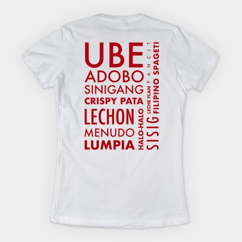 For my Filipino foodies, or if you just miss the motherland. Pr just trying to find a reason to book that trip to the Philippines. Note: More quirky shirts, stickers, phone cases here in my shop. Just search "Aydapadi" or “Aydapadi Studio”. Cheers. -- Choose from our vast selection of Crewneck and V-Neck T-Shirts to match with your favorite design to make the perfect graphic T-Shirt. Pick your favorite: Classic, Boxy, Tri-Blend, V-Neck, or Premium. Customize your color! For men and women. Filipino Shirt Design, Adobo Aesthetic, Food Adobo, Filipino Gift Ideas, Quirky Shirts, Crispy Pata, Filipino Shirt, Filipino Food, Aesthetic T Shirts