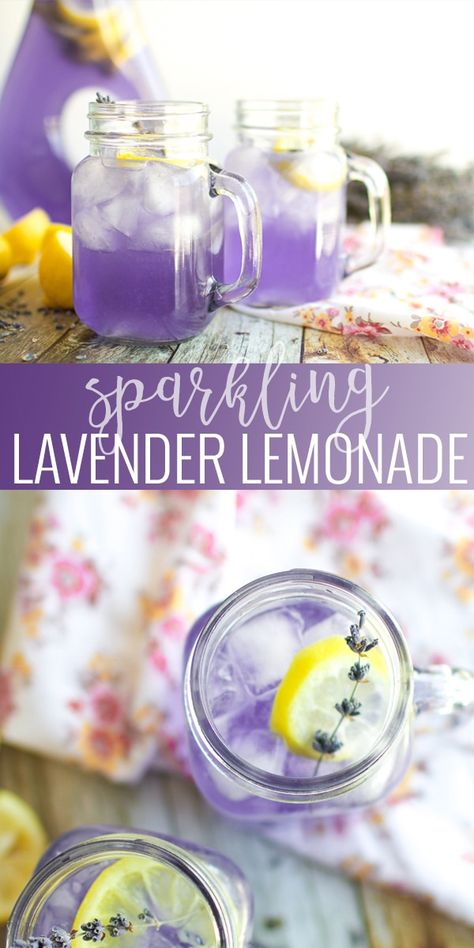 Sparkling Lavender Lemonade, Lavender Recipes, Drink Recipes Nonalcoholic, Lavender Lemonade, Lemonade Drinks, Refreshing Drinks Recipes, Lemonade Recipes, Jello Shots, Julia Child