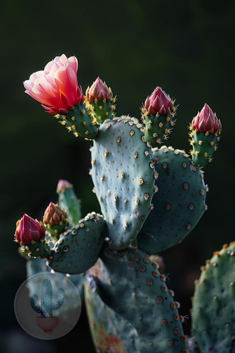 Prickly Pear Flowers, Arizona Decor, Cactus Paintings, Macro Photography Flowers, Cactus Photography, Blooming Cactus, Barrel Cactus, Pear Cactus, Prickly Pear Cactus