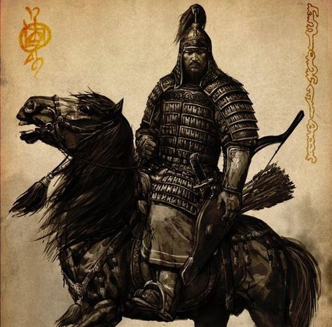 Mongolian Warrior, Hungarian Tattoo, Mongol Warrior, Swedish Army, Mughal Art Paintings, A Knight's Tale, Genghis Khan, Ancient Warfare, Ancient Persian