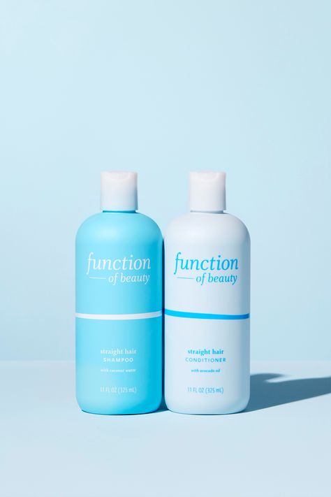 Function’s Straight Hair Shampoo is formulated with coconut water to hydrate hair without weighing it down and Straight Hair Conditioner is formulated with avocado oil to seal in moisture. Customize according to your unique #hairgoals by adding up to 3 Function of Beauty #HairGoal Booster Shots into your Straight Hair Shampoo and Conditioner base. Function Of Beauty Target, Straight Hair Shampoo And Conditioner, Straight Hair Shampoo, Function Of Beauty Shampoo, Function Of Beauty Straight Hair, Shampoo Aesthetic, Hair Shampoo And Conditioner, Function Of Beauty, Shampoo Brands