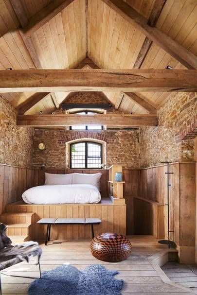 Coolest Hotels, Disc Interiors, Snug Room, Built In Bed, Converted Barn, Manhattan Apartment, Huge Windows, Built In Furniture, London House