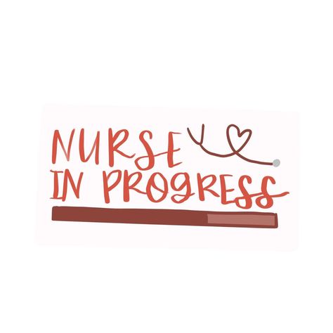 Lpn Nursing Student, Nursing Vision Board, Nursing Stickers, Nursing School Memes, Nursing Aesthetic, Nursing Wallpaper, Nurse Bae, Nurse In Progress, Nurse Pics