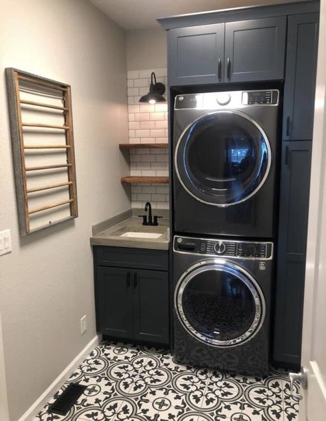 Laundry Room With Stackable Washer Dryer And Sink, Stackable Washer Dryer Laundry Room Diy, Small Laundry Room Stacked Washer Dryer, Laundry Room With Stacked Washer Dryer, Small Laundry Rooms Stacked Washer Dryer, Laundry Room With Stackable Washer Dryer, Laundry Room Stacked Washer And Dryer, Laundry Room With Stackable, Small Laundry Room Ideas Stackable