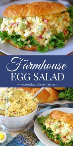 Ultimate Farmhouse Egg Salad - a southern discourse Ultimate Farmhouse, Egg Salads, The Best Egg Salad, Southern Discourse, Egg Salad Recipe Easy, Salad Macaroni, Hello Morning, Egg Salad Sandwich Recipe, Best Egg Salad Recipe