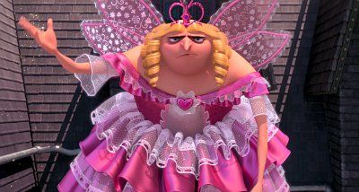 Gru was pretending to be a fairy princess Despicable Me 2, Fairy Princess, Despicable Me, Quotes, Pink