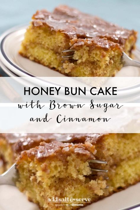 Gf Cake, Honey Bun Cake, Bun Cake, Honey Bun, Honey Buns, Honey Cake, Homemade Cake Recipes, Baking And Pastry, Breakfast Treats